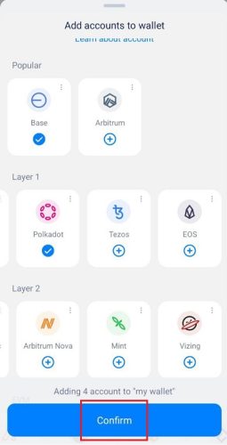 مراحل راه اندازی imtoken