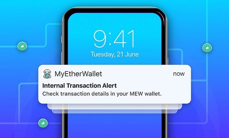 تنظیم آلارم برای تراکنش ارز دیجیتال