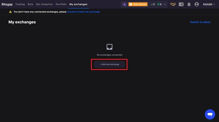 روش اتصال ربات ترید به صرافی