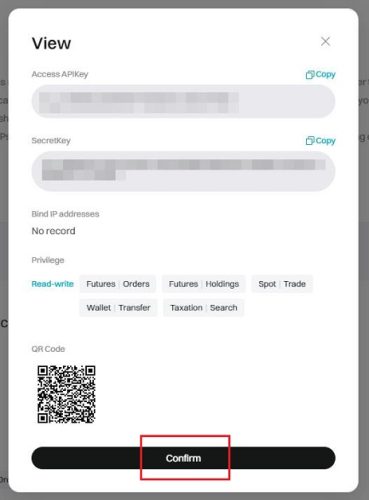 دریافت api‌ برای ربات ارز دیجیتال